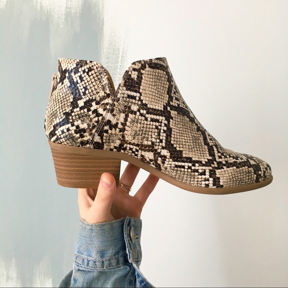 Express Snake Skin Booties!